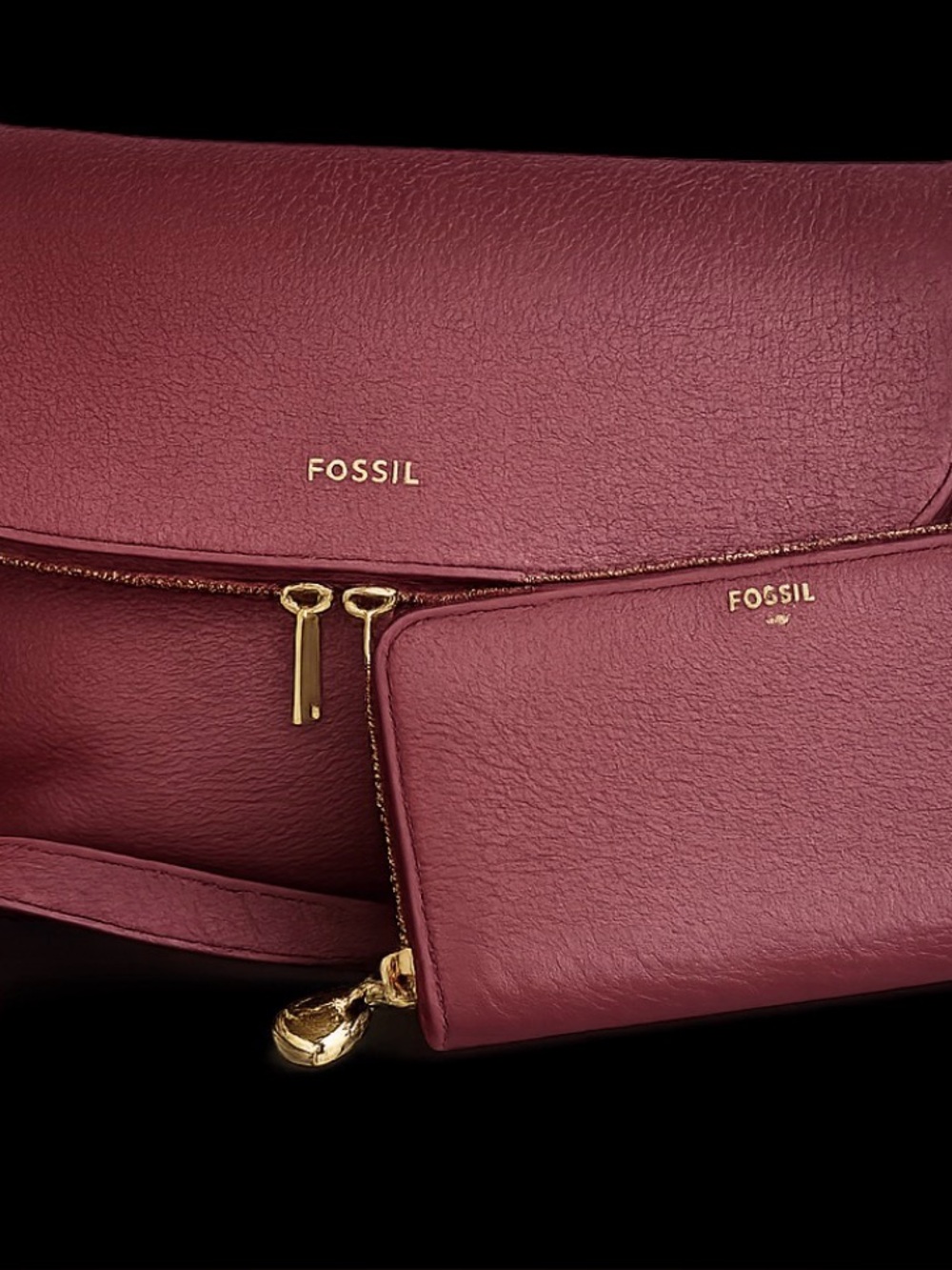 Fossil Preston flap crossbody bag